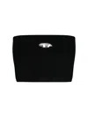 Diesel ® Dixy Logo Inset Miniskirt In Black