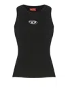 Diesel M-onerva Oval D Cutout Rib Tank In Black