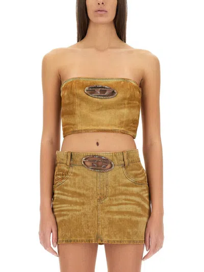 Diesel Top "de-villess-fsf" In Beige