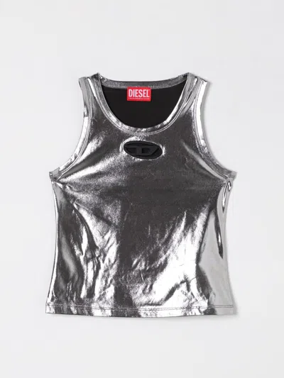 DIESEL TOP DIESEL KIDS COLOR SILVER,422717061