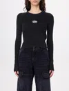 Diesel M-anchor-a Cropped Denim Sweatshirt With Cut-out Detail In Black