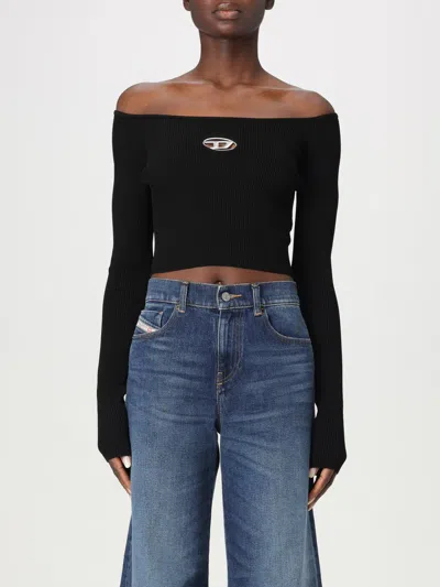 DIESEL TOP DIESEL WOMAN COLOR BLACK,G48680002