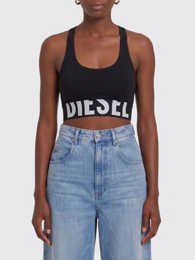 Diesel Top Woman  In Black