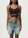Diesel Top  Woman Color Black In Blue