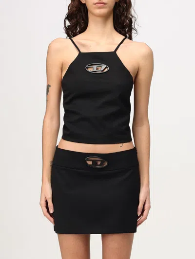 DIESEL TOP DIESEL WOMAN COLOR BLACK,420990002