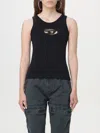 Diesel Black T-lynys-od Tank Top In Schwarz