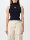 Diesel Top  Woman Color Blue In Blau