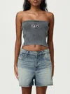 Diesel Top  Woman Color Denim In Burgundy