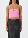 Diesel M-clarksvillex Ribbed Top In Bunt