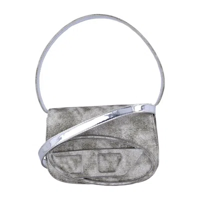 Diesel Top Handle Bag In Gray