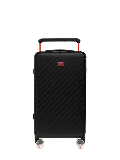 Diesel Top Handle Suitcase In Black