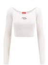Diesel Top In Viscose Yarn From Responsibly Managed Forests In White