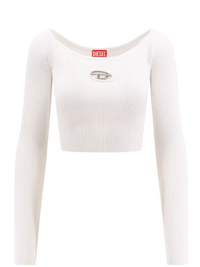 Diesel Top In Viscose Yarn From Responsibly Managed Forests In White