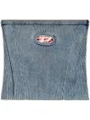 Diesel Blue M-clarksvillex-c Bandeau Top