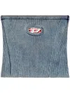 Diesel Blue M-clarksvillex-c Bandeau Top In Blue