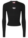 Diesel T-uncutie-long-d T-shirt In Black
