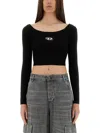 Diesel Top In Viscose Yarn From Responsibly Managed Forests In Black