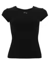 Diesel Women Black Stretch Jersey Logo T-angie-od T-shirt In Black