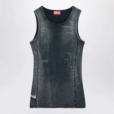 Diesel Top T-go Washed Effect In Gray