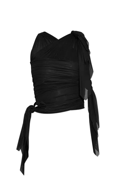 Diesel Top T-persea-plain In Black