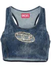 Diesel Top With Decoration In Blue