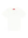 Diesel Logo Cotton T-shirt In White