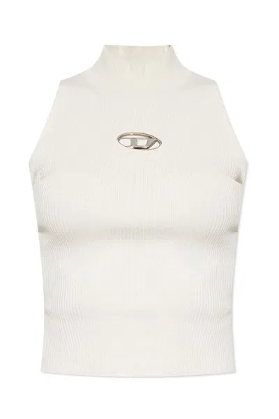 Diesel Off-white Cotton Top