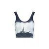 Diesel Cropped Ribbed Tank Top
