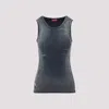 Diesel Ribbed Sleeveless Tank Top With Faded Effect In Blue