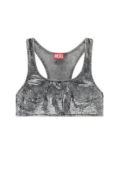 Diesel Tops In Grey