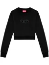 Diesel Cropped Sweatshirt With Distinctive Logo Detail