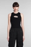 Diesel M-onerva Oval D Cutout Rib Tank In Black