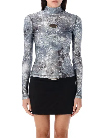 Diesel Grey T-akara Top In Multi