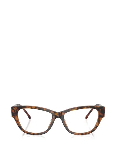 Diesel Tortoiseshell-effect Cat-eye Glasses In Brown