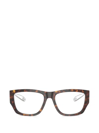 Diesel Tortoiseshell-effect Glasses In Brown
