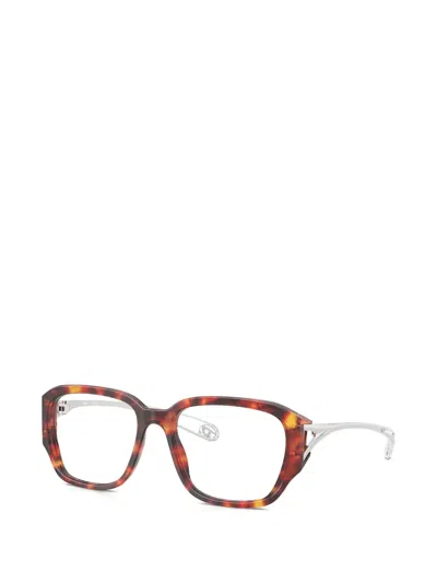 Diesel Tortoiseshell-effect Glasses In Red