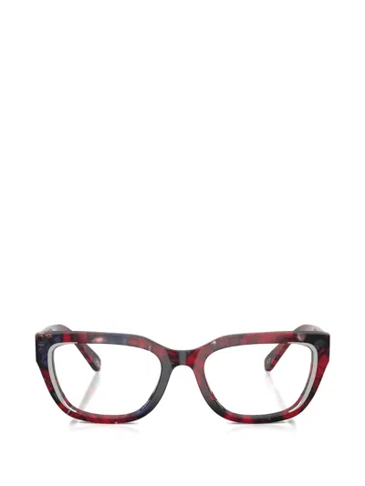 Diesel Tortoiseshell-effect Glasses In Red