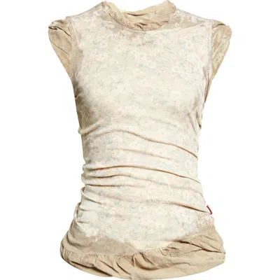 Diesel ® T-ory Rib Top In Neutral