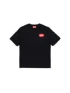 Diesel "tpatch Over" T-shirt In Black