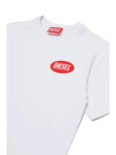 Diesel "tpatch Over" T-shirt In White