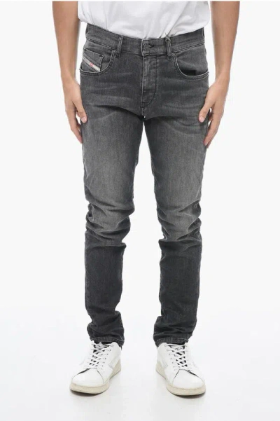 Diesel Gray Slim Fit Jeans