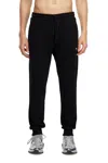Diesel Track Pants With Oval D Patch In Black