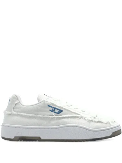 Diesel Tracker Frayed-detail Sneakers In Transparent