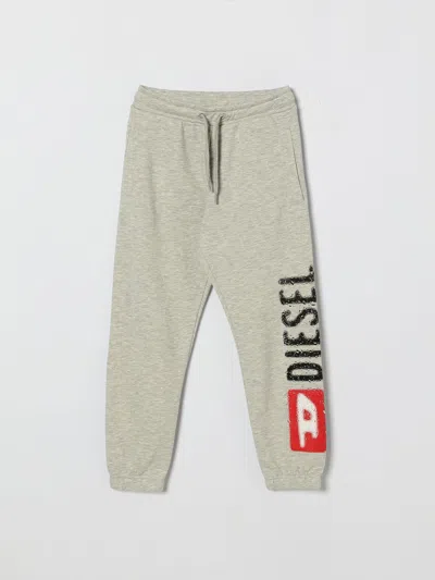 Diesel Kids' パンツ  ボーイ カラー グレー In Neutral