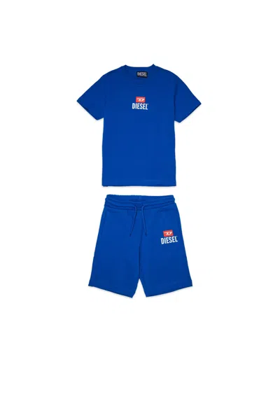 Diesel Tracksuit With Logo In Blue