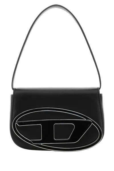 Diesel Tracolla Shoulder Bag In Black
