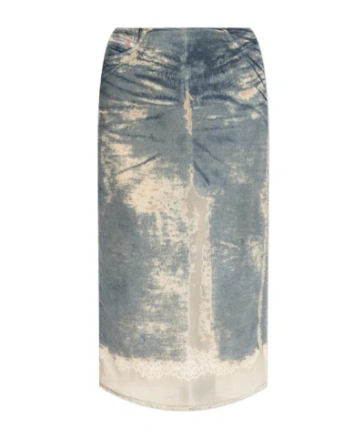 DIESEL DE-PRA-FSF DENIM SKIRT