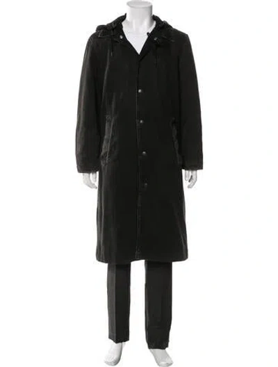 Pre-owned Diesel Trench Coat In Green