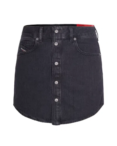 Diesel Trendy Mini Denim Skirt For Women In Blue