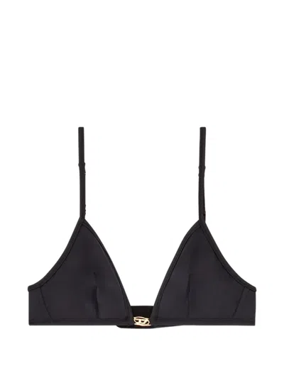 Diesel Triangle Bra In Black